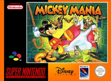 Mickey Mania (Europe) box cover front